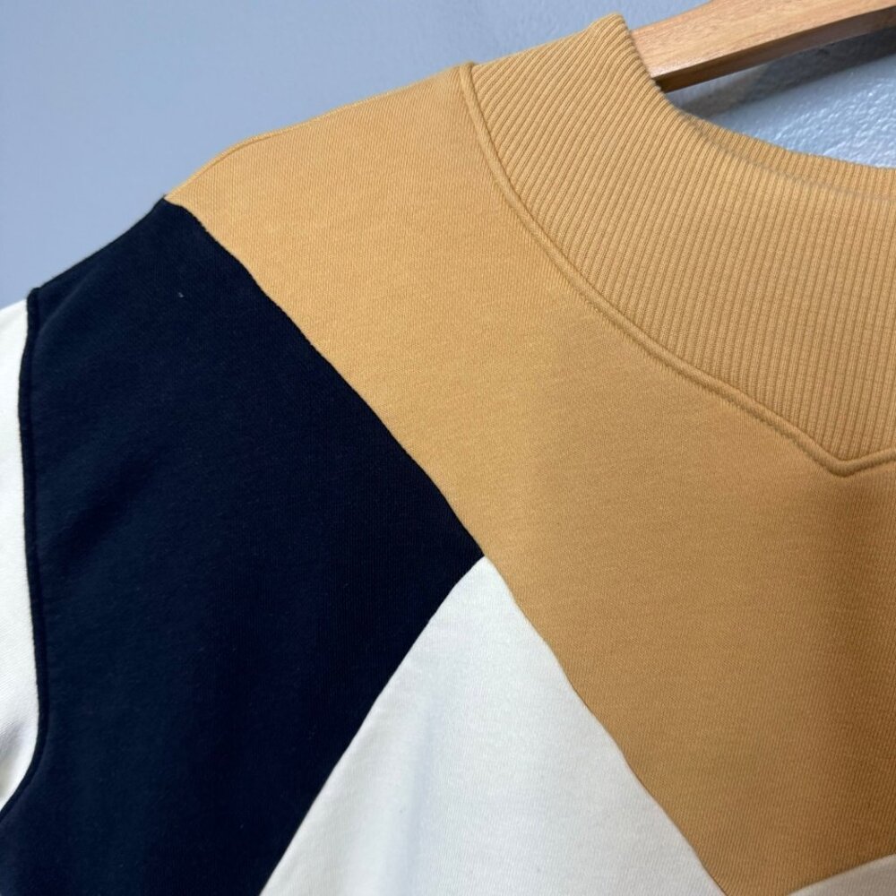 Scotch & Soda Color Block Mock Neck Sweatshirt Si… - image 6
